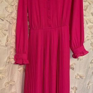 J Crew  pink midi dress